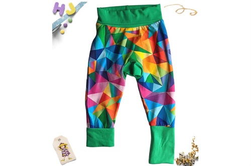 Click to order 3m-18m Grow with Me Pants Acute Rainbow now
